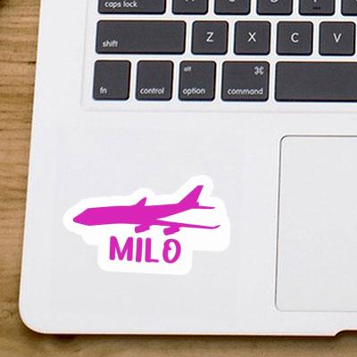 Jumbo-Jet Autocollant Milo Notebook Image