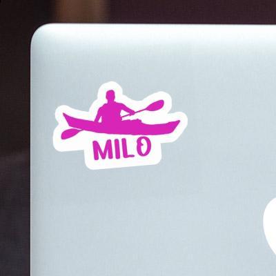 Milo Sticker Kayaker Notebook Image