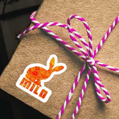 Milo Sticker Rabbit Notebook Image