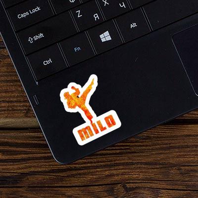 Karateka Sticker Milo Laptop Image