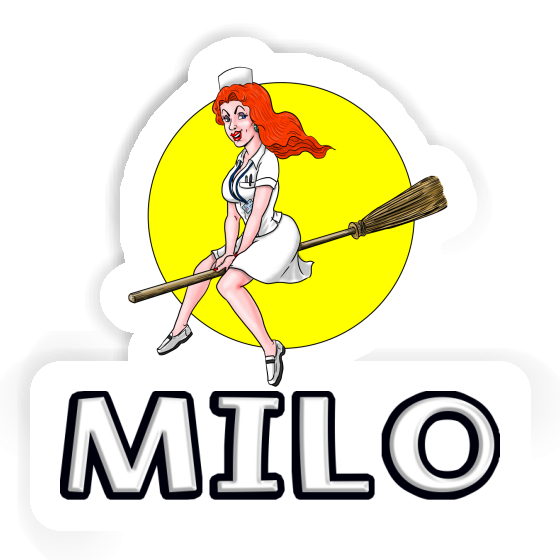 Sticker Milo Nurse Notebook Image