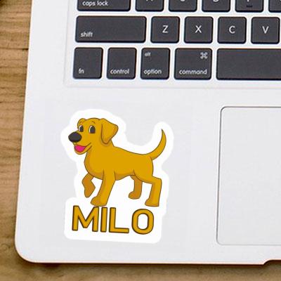 Labrador Autocollant Milo Laptop Image