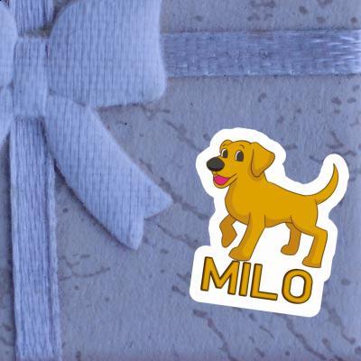 Sticker Dog Milo Notebook Image