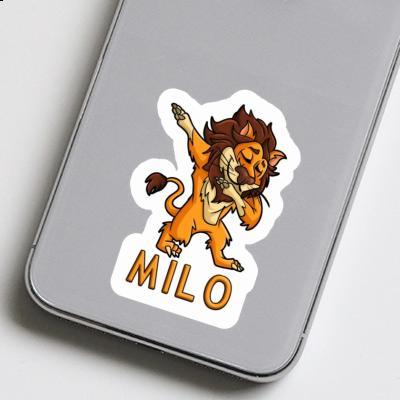 Autocollant Lion Milo Notebook Image