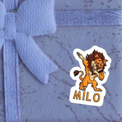 Sticker Milo Dabbing Lion Notebook Image