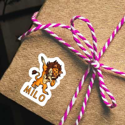 Autocollant Lion Milo Image