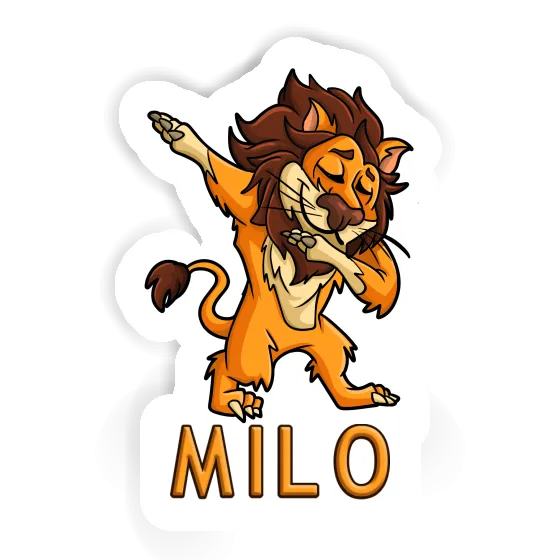 Autocollant Lion Milo Laptop Image