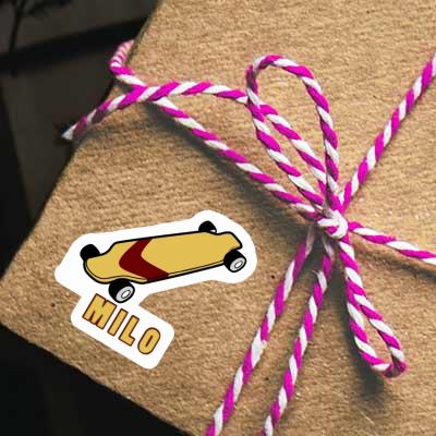 Milo Sticker Longboard Notebook Image