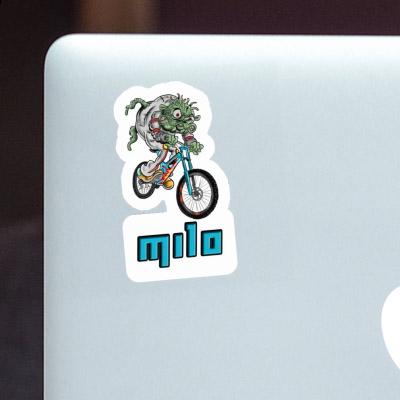 Sticker Milo Biker Notebook Image