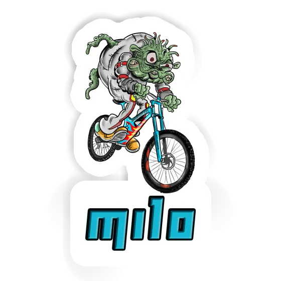 Sticker Milo Downhill-Biker Laptop Image