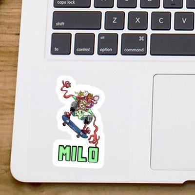 Skateboarder Sticker Milo Gift package Image