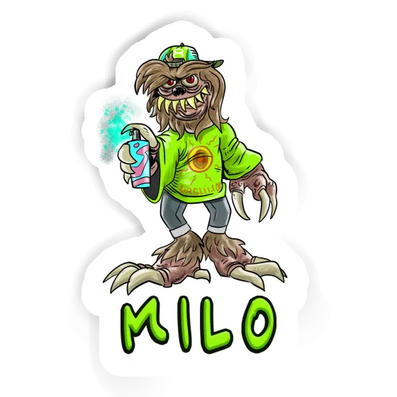 Sticker Milo Monster Gift package Image