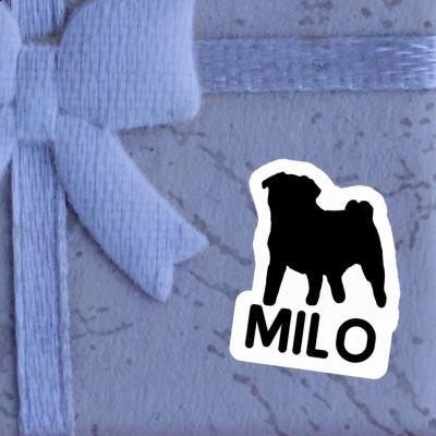 Sticker Pug Milo Image