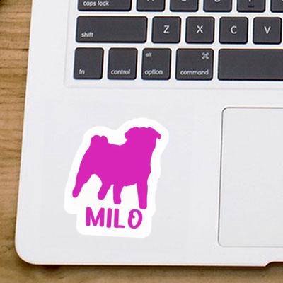 Milo Sticker Pug Image