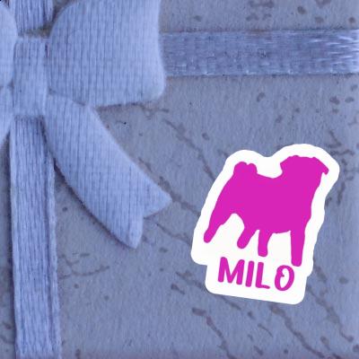 Sticker Milo Mops Laptop Image