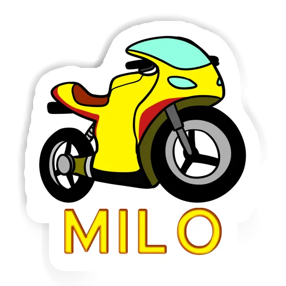 Sticker Milo Motorbike Notebook Image