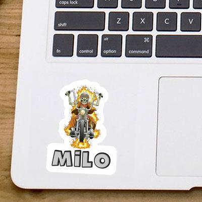 Motrard Autocollant Milo Laptop Image