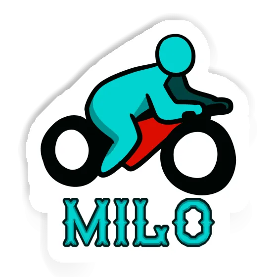 Sticker Milo Motorbike Notebook Image