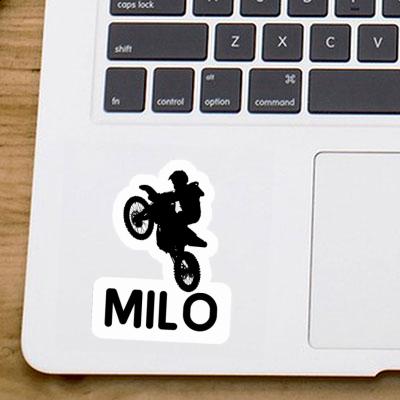 Aufkleber Motocross-Fahrer Milo Notebook Image