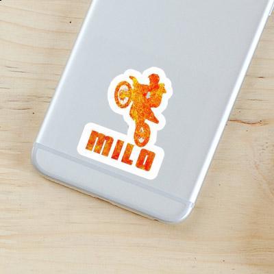 Sticker Milo Motocross Rider Laptop Image