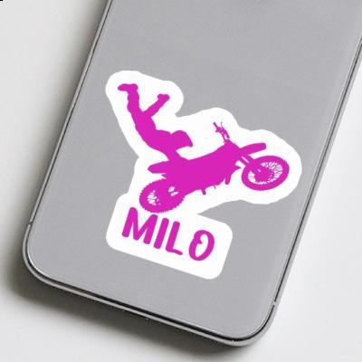 Motocrossiste Autocollant Milo Image