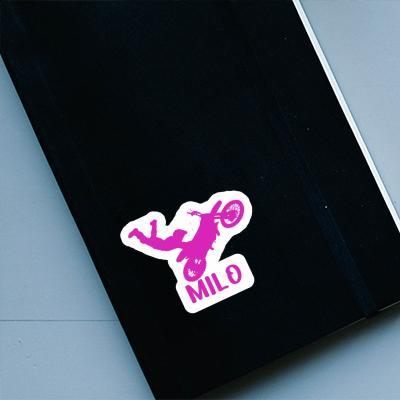 Milo Sticker Motocross Rider Image