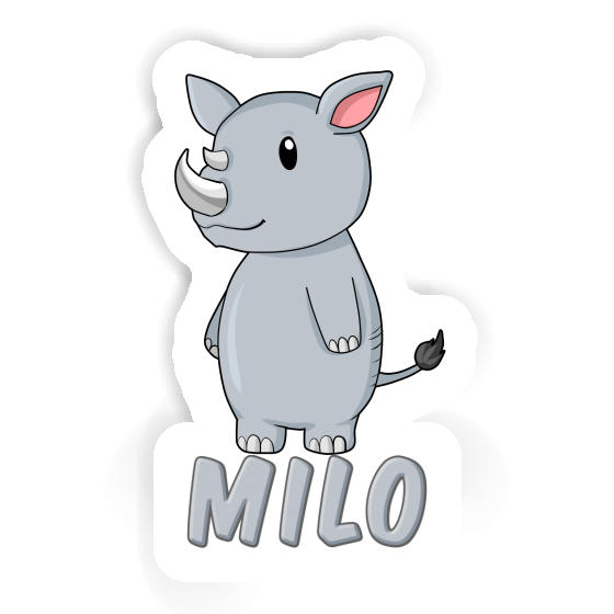 Sticker Milo Rhinoceros Notebook Image