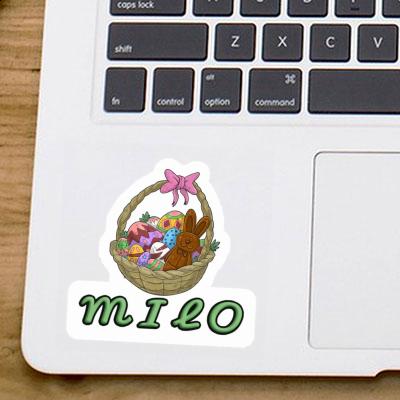 Sticker Milo Easter basket Gift package Image