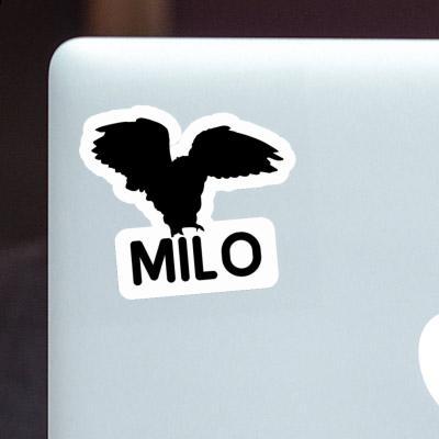 Hibou Autocollant Milo Notebook Image