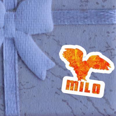 Sticker Milo Owl Laptop Image