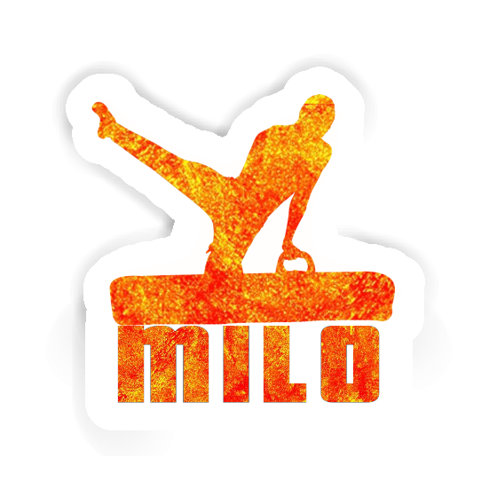 Milo Sticker Gymnast Laptop Image