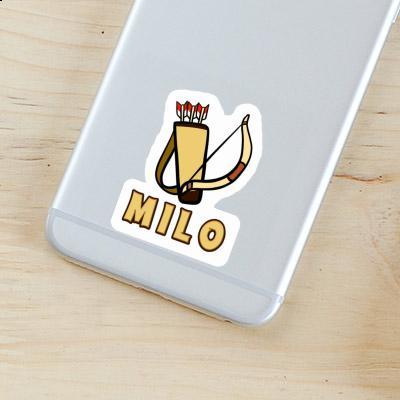 Sticker Pfeilbogen Milo Notebook Image