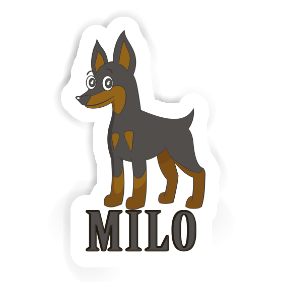 Sticker Milo Pinscher Gift package Image