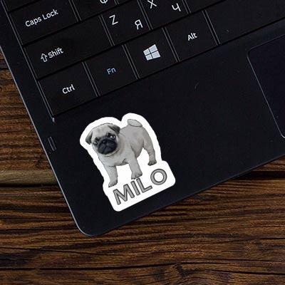 Mops Aufkleber Milo Laptop Image