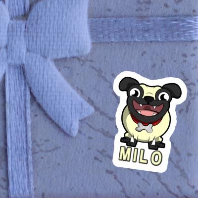 Sticker Milo Pug Notebook Image