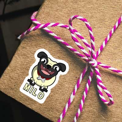 Sticker Milo Pug Notebook Image