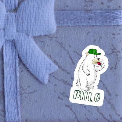 Bear Sticker Milo Notebook Image