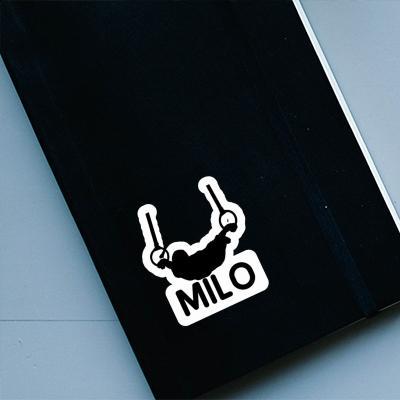 Sticker Ring gymnast Milo Laptop Image