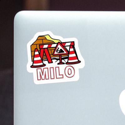 Autocollant Milo Chantier Laptop Image