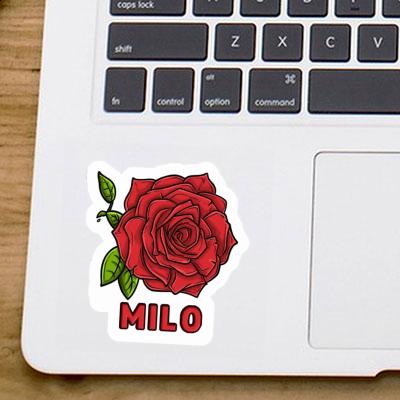 Milo Sticker Rose Notebook Image