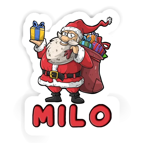 Père Noël Autocollant Milo Gift package Image