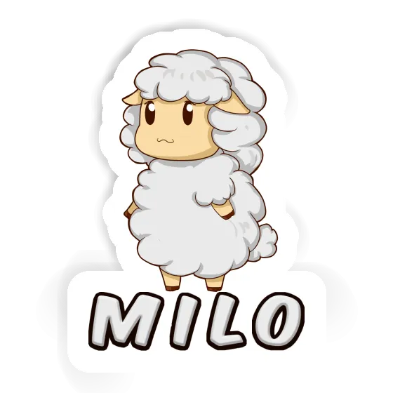 Sticker Sheep Milo Laptop Image