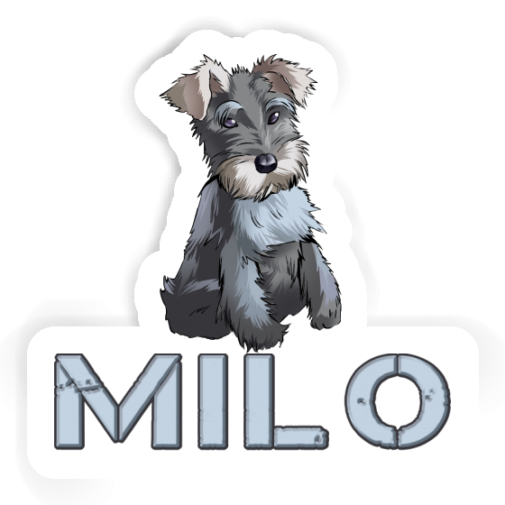 Sticker Milo Schnauzer Laptop Image