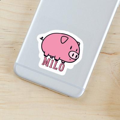 Sticker Milo Pig Image