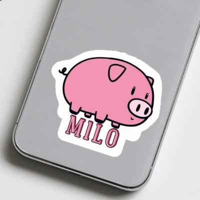 Cochon Autocollant Milo Image