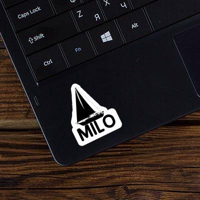 Milo Sticker Segelboot Notebook Image