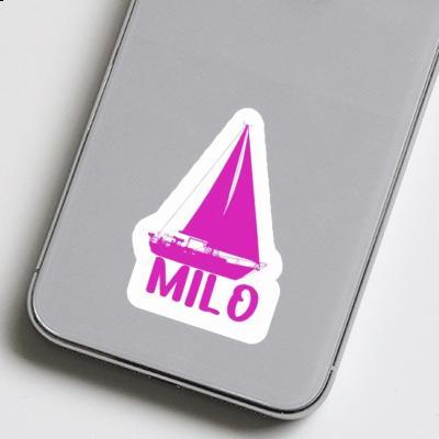 Sticker Segelboot Milo Notebook Image