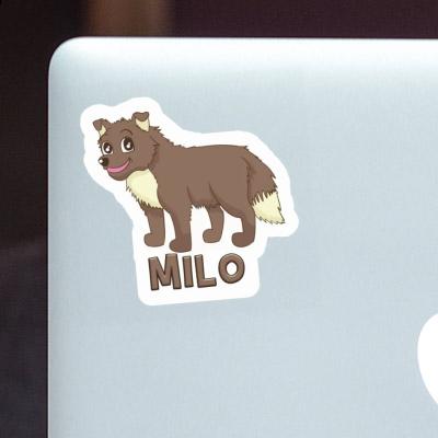 Sticker Dog Milo Notebook Image