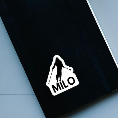 Sticker Milo Skifahrerin Image