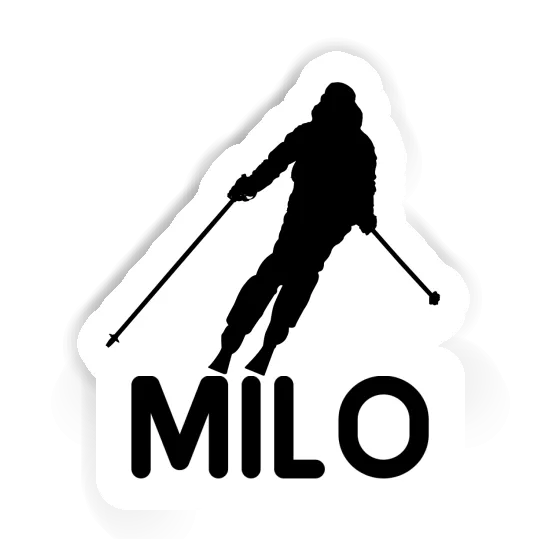 Sticker Milo Skifahrerin Gift package Image